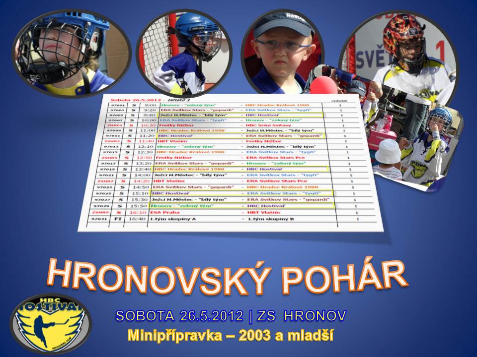 Hronovský Turnaj pro nejmenší Hostíky