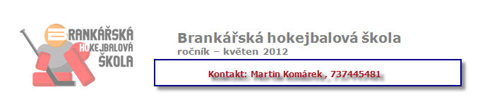 Brankářská hokejbalová škola