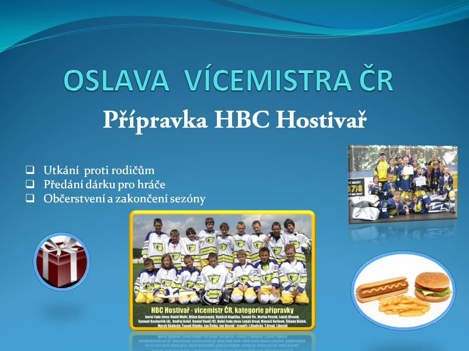 Vícemistři slaví ukončení sezóny